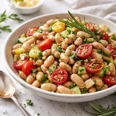 Image of Rosemary White Bean Salad