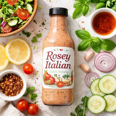 Image of Rosey Italian Salad Dressing