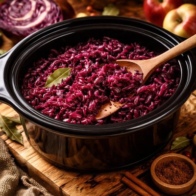 Image of Rot Kohl German Red Cabbage Crock Pot