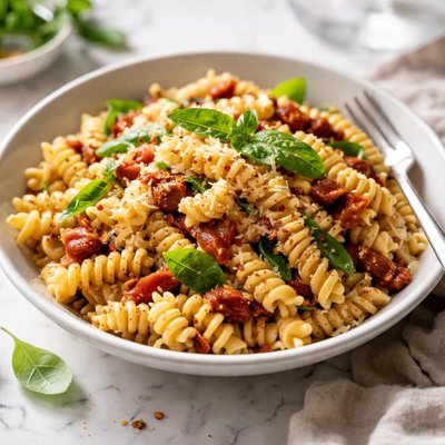 Image of Rotini with Sun Dried Tomatoes Basil