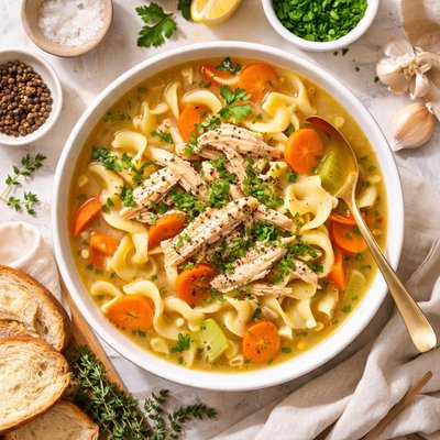 Image of Rotisserie Chicken Noodle Soup