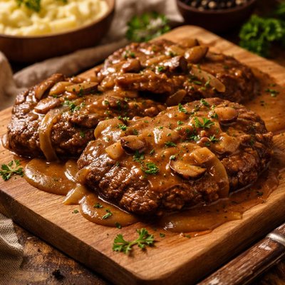 Image of Round Steak and Gravy