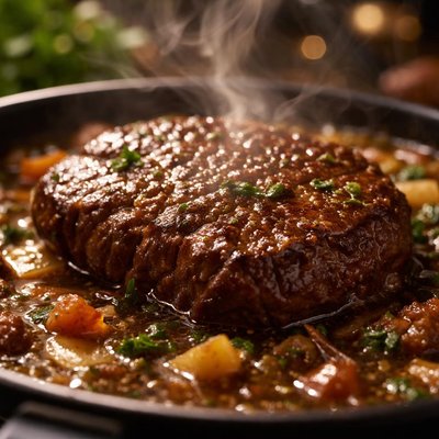 Image of Round Steak in Beer