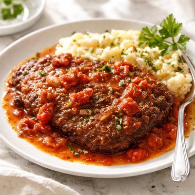 Image of Round Steak Withtomato Gravy