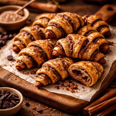 Image of Rugelach Cinnamon Chocolate Twist Cookies
