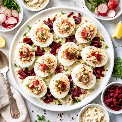 Image of Russian Eggs with Horseradish Sauce