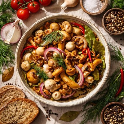 Image of Russian Pickled Mushrooms