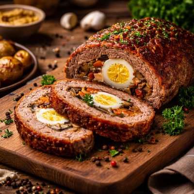 Image of Russian Stuffed Meatloaf