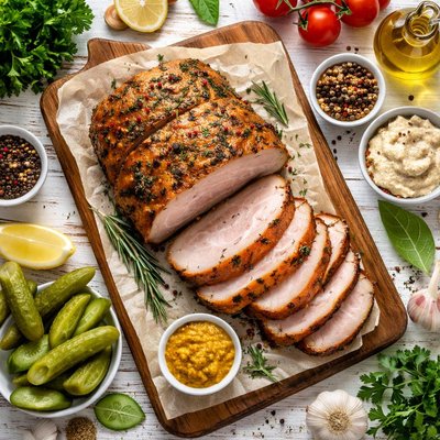 Image of Russian Style Baked Fresh Ham Buzhenina