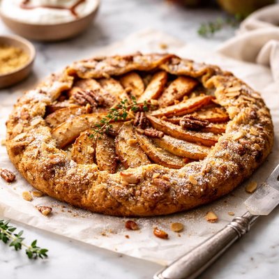 Image of Whole30 Rustic Apple Galette