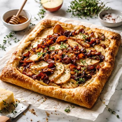 Image of Rustic Bacon and Apple Tart Top Chef Canada