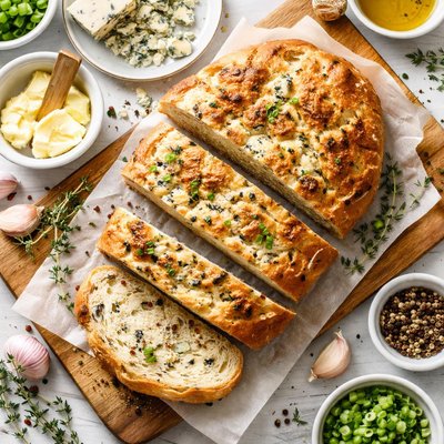 Image of Whole30 Rustic Blue Cheese Bread