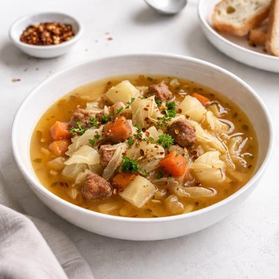 Image of Rustic Cabbage Soup