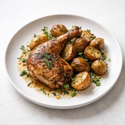 Image of Rustic Chicken and Roasted Potatoes