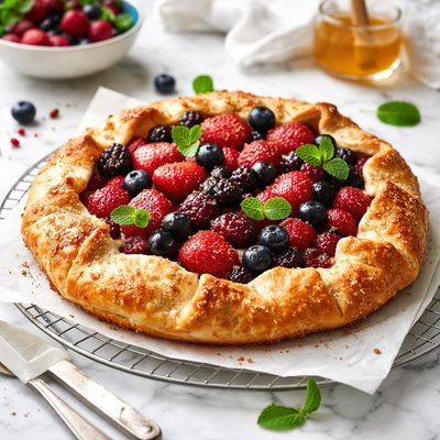 Image of Rustic Fruit Tart Free Form Galette