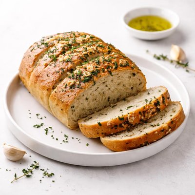 Image of Rustic Garlic and Herb Bread Abm