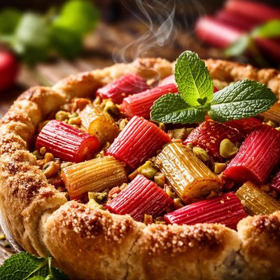 Image of Rustic Rhubarb Tart