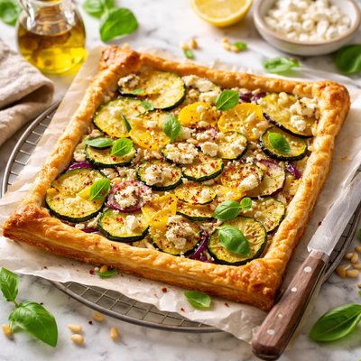 Image of Rustic Summer Squash Tart