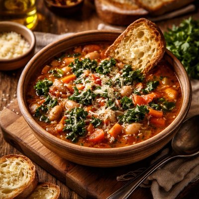 Image of Rustic Tuscan Bean Soup