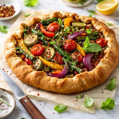 Image of Tarta Rústica de Verduras