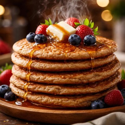 Image of Rustic Wholewheat Pancakes