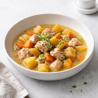 Image of Rutabaga and Chicken Stew