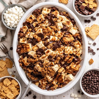 Image of S Mores Bread Pudding