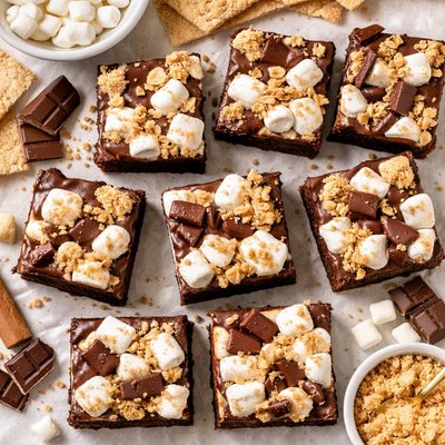 Image of S Mores Brownie Bars