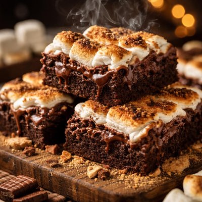 Image of S Mores Brownie Squares
