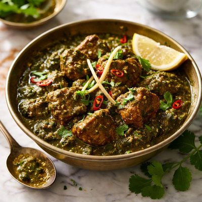 Image of Saag Gosh Indian Lamb Stew