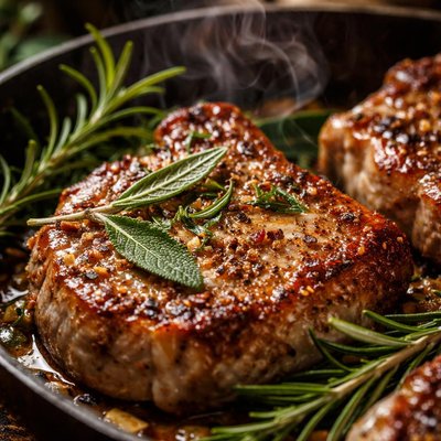 Image of Sage and Rosemary Pork Chops
