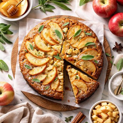 Image of Sage Apple Cake
