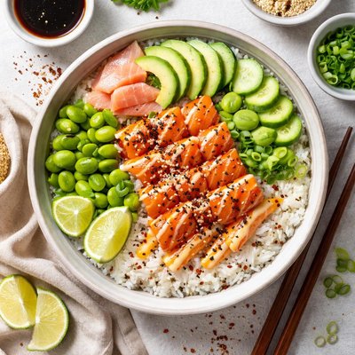 Image of Sake Salmon and Rice