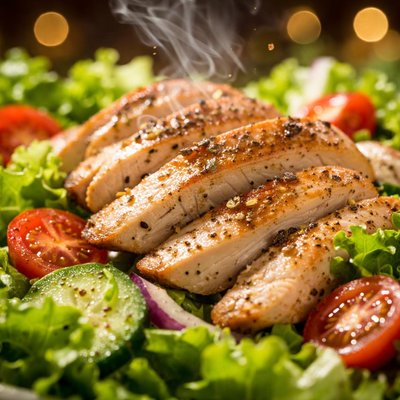 Image of Salad Chicken in a Simple Way