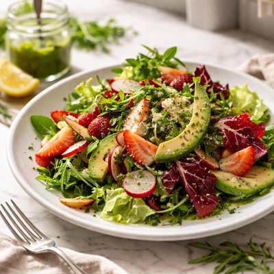 Image of Salad with Tarragon Vinaigrette