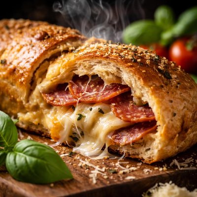Image of Salami Cheese Bread