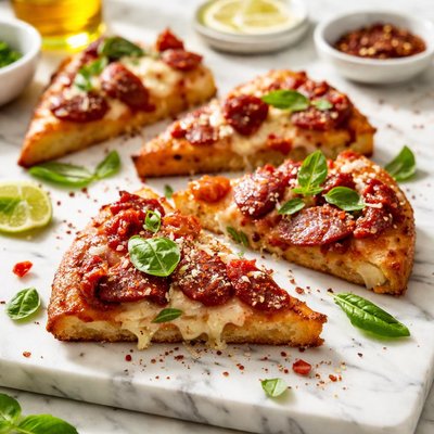 Image of Salami Sun Dried Tomato Wedges