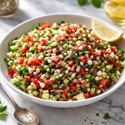 Image of Salat Katzutz Chopped Salad Israeli Salad