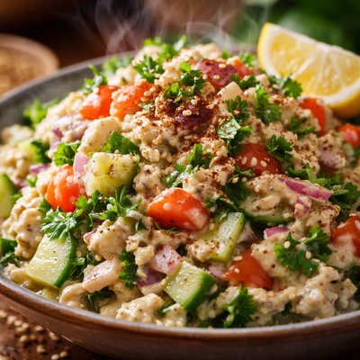 Image of Salata Tahini Middle Eastern Tahini Salad