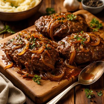 Image of Salisbury Steak and Onion Gravy