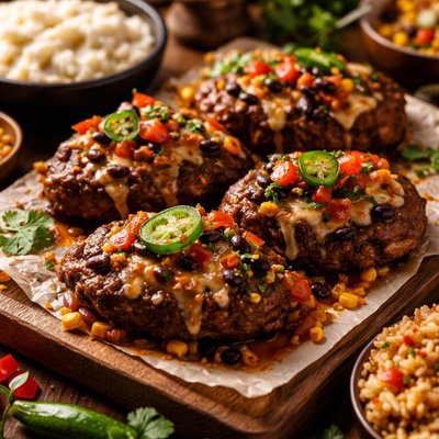 Image of Salisbury Steak Tex Mex Way