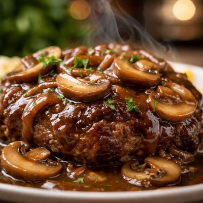 Image of Salisbury Steak with Mushroom Gravy