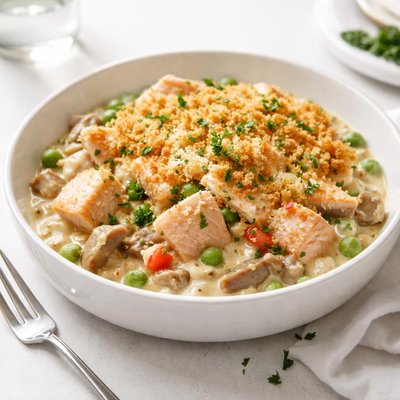 Image of Salmon a La King Casserole