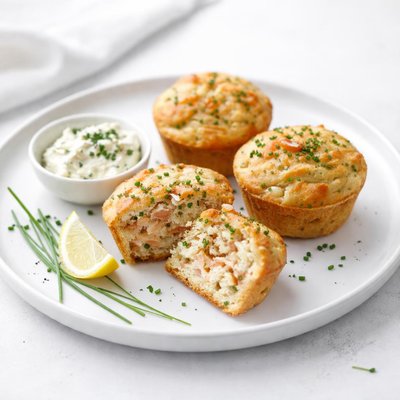 Image of Salmon and Chive Muffins