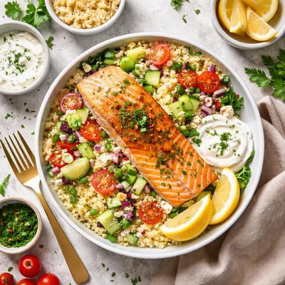 Image of Salmon and Couscous
