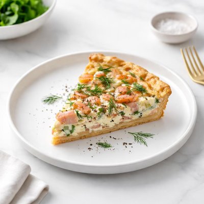 Image of Salmon and Dill Quiche