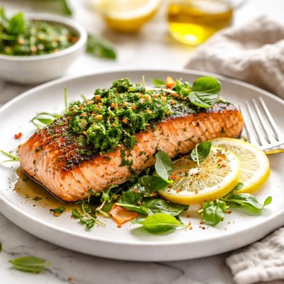 Image of Salmon and Lemon Grass Pesto