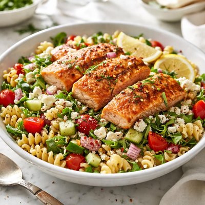 Image of Salmon and Pasta Salad