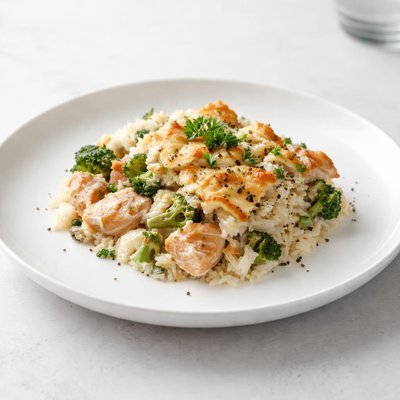 Image of Salmon and Rice Casserole