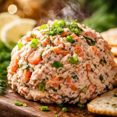 Image of Salmon Ball Spread